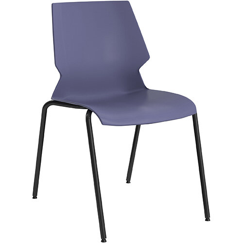 Titan Uni 4 Leg Classroom Chair 475mm Seat Height with Grey Frame &Blue Seat Titan Uni 4 Leg Classroom Chair 475mm Seat Height with Grey Frame &Blue Seat