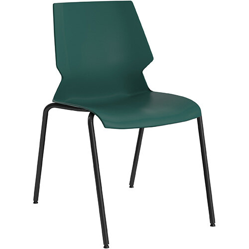 Titan Uni 4 Leg Classroom Chair 475mm Seat Height Grey Frame &Green Seat Titan Uni 4 Leg Classroom Chair 475mm Seat Height Grey Frame &Green Seat