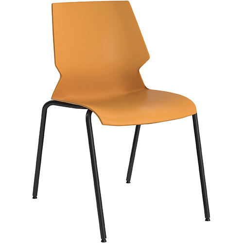 Titan Uni 4 Leg Classroom Chair 475mm Seat Height Grey Frame &Yellow Seat Titan Uni 4 Leg Classroom Chair 475mm Seat Height Grey Frame &Yellow Seat