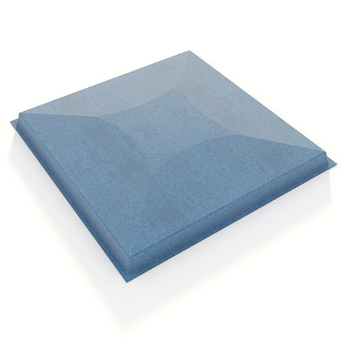 Piano acoustic felt fabric ceiling grid system tiles (10 pack) - blue Piano acoustic felt fabric ceiling grid system tiles (10 pack) - blue