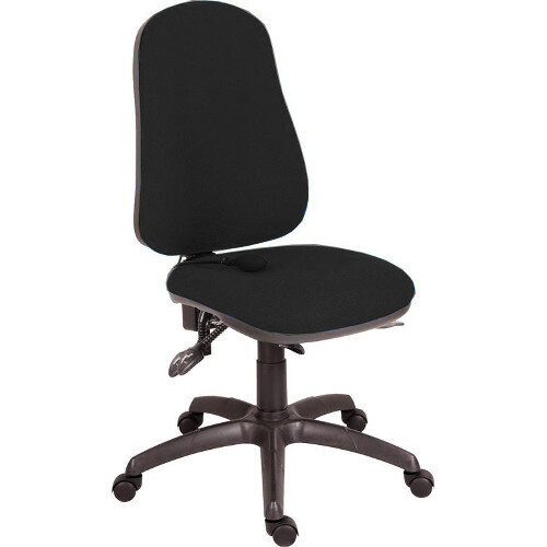 Ergo Comfort Fabric Ergonomic Posture Office Chair With Pump Up Lumbar Support In Black Ergo Comfort Fabric Ergonomic Posture Office Chair With Pump Up Lumbar Support In Black