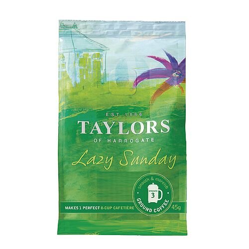 Taylors Lazy Sunday Coffee 45g Pouches Pack Of 14 70101