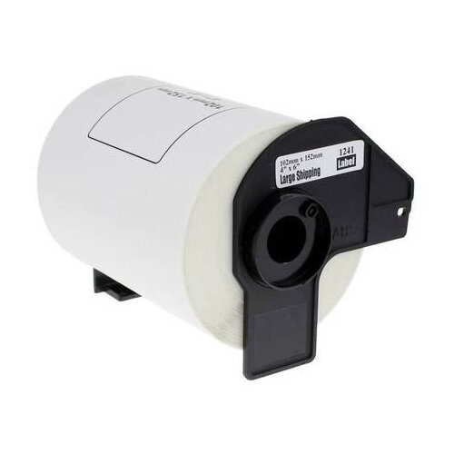 Compatible Brother DK11241 Black on White Labels 102mm x 152mm 200pcs Pack of 5 Compatible Brother DK11241 Black on White Labels 102mm x 152mm 200pcs Pack of 5
