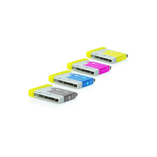 Compatible Brother Multi-Pack LC1000VALBP LC970VALBP Assorted 500 each Page Yield Ink Cartridges