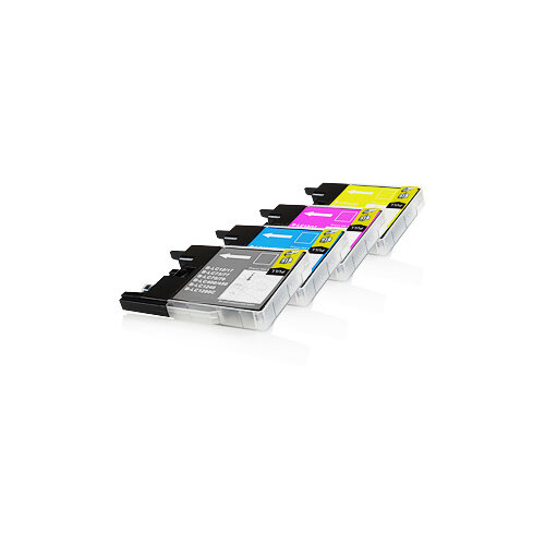 Compatible Brother LC1280XLVALBP Assorted 2400 Page Yield Ink Cartridges