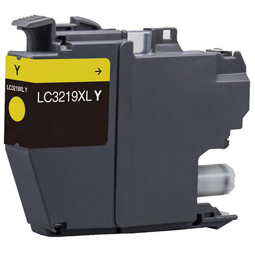 Brother Compatible LC3219XLY Yellow High Yield Ink Cartridge