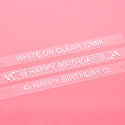 Compatible Brother TZE 135 White on Clear Labels 12mm x 8m Pack of 5 Compatible Brother TZE 135 White on Clear Labels 12mm x 8m Pack of 5