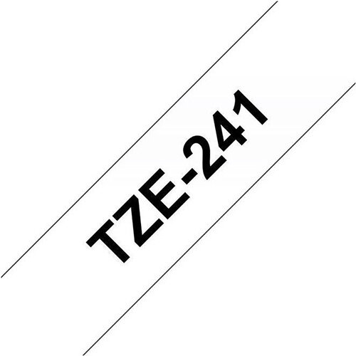 Compatible Brother TZE 241 Black on White Label Tape 18mm x 8m Pack of 5 Compatible Brother TZE 241 Black on White Label Tape 18mm x 8m Pack of 5
