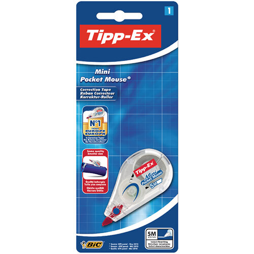 Tipp-Ex Mini Pocket Mouse Correction Roller Blister Pack of 10 128704 Tipp-Ex Mini Pocket Mouse Correction Roller Blister Pack of 10 128704