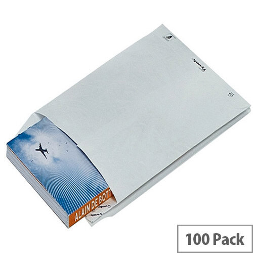 Tyvek Pocket C5 Envelope 229 x 162mm Peel and Seal White 100 Pack