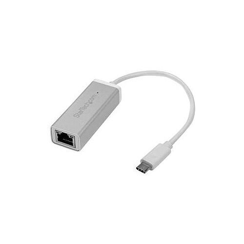 StarTech USB-C to Gigabit Network Adapter USB Type-C to Ethernet Converter with Sleek Aluminum Housing Silver USB 3.1 1 Port s 1 Twisted Pair US1GC30A StarTech USB-C to Gigabit Network Adapter USB Type-C to Ethernet Converter with Sleek Aluminum Housing Silver USB 3.1 1 Port s 1 Twisted Pair US1GC30A