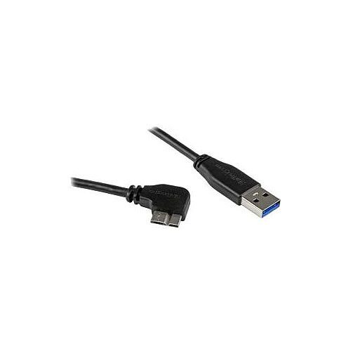 StarTech 0.5m 20in Slim Micro USB 3.0 Cable M/M USB 3.0 A to Right-Angle Micro USB USB 3.1 Gen 1 5 Gbps 1 x Type A Male USB 1 x Type B Male Micro USB USB3AU50CMRS StarTech 0.5m 20in Slim Micro USB 3.0 Cable M/M USB 3.0 A to Right-Angle Micro USB USB 3.1 Gen 1 5 Gbps 1 x Type A Male USB 1 x Type B Male Micro USB USB3AU50CMRS