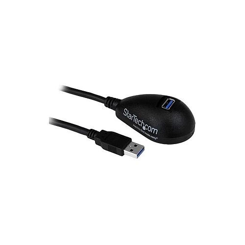 StarTech 5 ft Black Desktop SuperSpeed USB 3.0 Extension Cable A to A M/F 1 x Type A Male USB 1 x Type A Female USB Nickel Plated Connector Black StarTech 5 ft Black Desktop SuperSpeed USB 3.0 Extension Cable A to A M/F 1 x Type A Male USB 1 x Type A Female USB Nickel Plated Connector Black