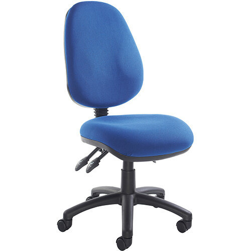 Vantage 200 3 lever asynchro operators chair with no arms - blue