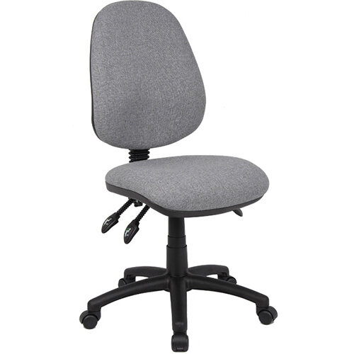 Vantage 200 3 lever asynchro operators chair with no arms - grey Vantage 200 3 lever asynchro operators chair with no arms - grey