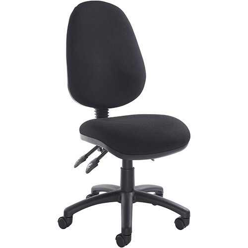 Vantage 200 3 lever asynchro operators chair with no arms - black Vantage 200 3 lever asynchro operators chair with no arms - black