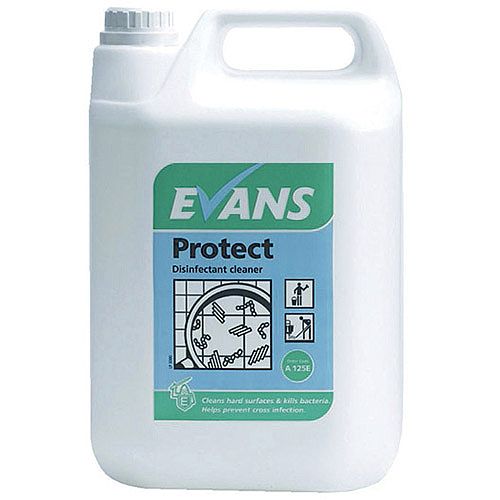 Evans Protect Disinfectant Cleaner, 5L - Powerful Multi-Purpose Cleaner for Hygiene and Protection