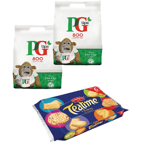 PG One Cup Pyramid Tea Bags Pack of 800 Buy 2 Get Free Biscuits VF819644