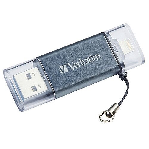 Verbatim iStore n Go Lightning 3.0 USB Drive 16GB Black 49304 Verbatim iStore n Go Lightning 3.0 USB Drive 16GB Black 49304