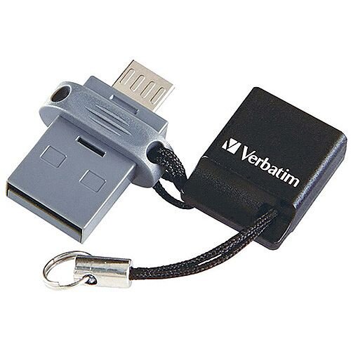 Verbatim Store 'n' Go OTG Micro Dual USB 2.0 Drive 16GB 49842