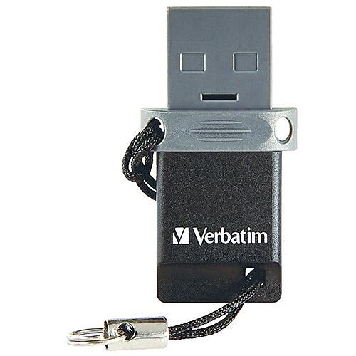 Verbatim Store 'n' Go OTG Micro Dual USB 2.0 Drive 64GB 49844 Verbatim Store 'n' Go OTG Micro Dual USB 2.0 Drive 64GB 49844