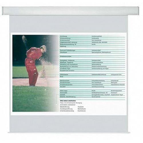 Franken PRO W2500 x H2500mm Electric Roll-Up Projection Screen Franken PRO W2500 x H2500mm Electric Roll-Up Projection Screen