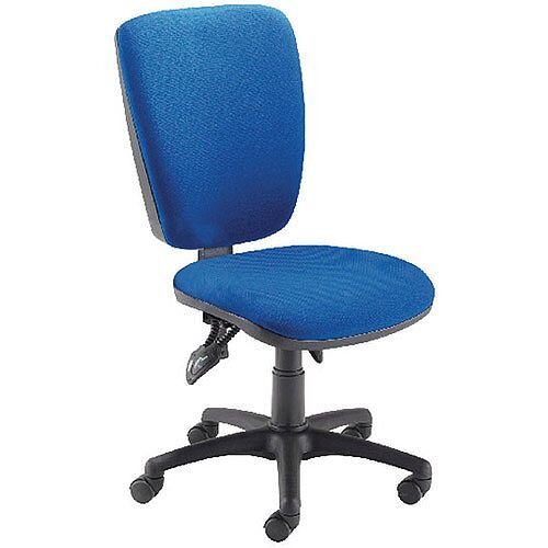 Arista Deluxe High Back Task Operator Office Chair Blue 09OP07