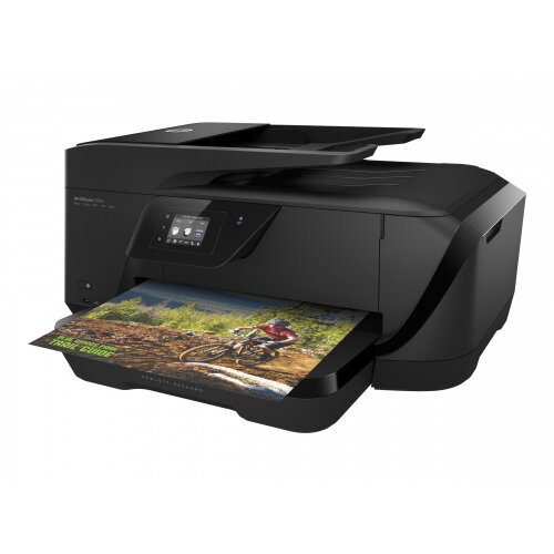 HP Officejet 7510 Wide Format All-in-One - Multifunction printer - colour - ink-jet - Legal (216 x 356 mm) (original) - up to 9 ppm (copying) - up to 15 ppm (printing) - 250 sheets - 33.6 Kbps - USB 2.0, LAN, Wi-Fi(n), USB host