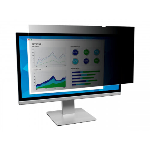 3M Privacy Filter for 24 Inches Widescreen Monitor (16:10) - Display privacy filter - 24 Inches wide - black