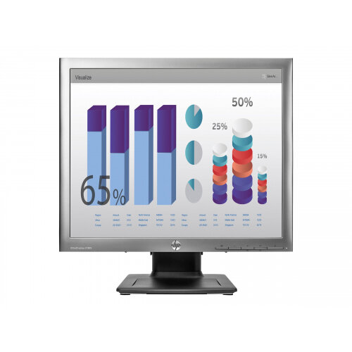 HP EliteDisplay E190i - LED Computer Monitor - 18.9 Inches (18.9 Inches viewable) - 1280 x 1024 - IPS - 250 cd/m2 - 1000:1 - DVI-D, VGA, DisplayPort - black