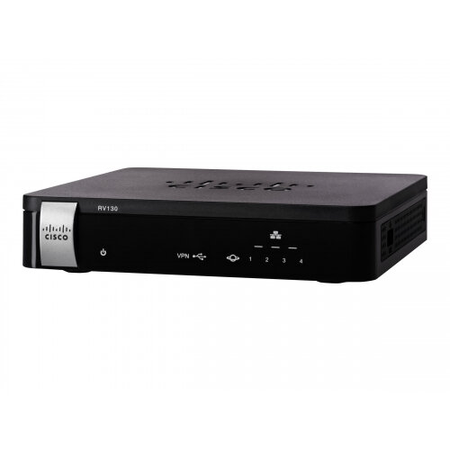 Cisco Small Business RV130 - Router - 4-port switch - GigE Cisco Small Business RV130 - Router - 4-port switch - GigE