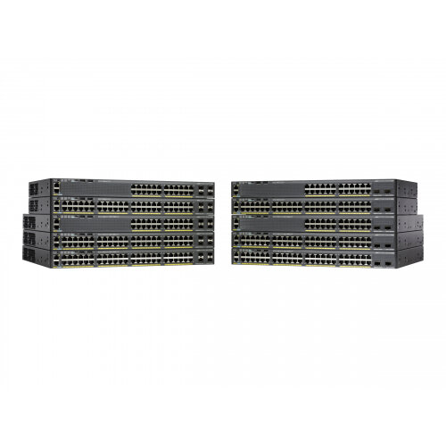 Cisco Catalyst 2960X-24TS-L - Switch - Managed - 24 x 10/100/1000 + 4 x Gigabit SFP - desktop, rack-mountable Cisco Catalyst 2960X-24TS-L - Switch - Managed - 24 x 10/100/1000 + 4 x Gigabit SFP - desktop, rack-mountable