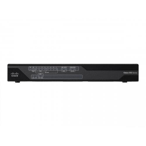 Cisco 897VA Gigabit Ethernet Security Router with SFP and VDSL2/ADSL2+ Bonding over POTS - Router - DSL modem - 8-port switch - GigE - WAN ports: 3 Cisco 897VA Gigabit Ethernet Security Router with SFP and VDSL2/ADSL2+ Bonding over POTS - Router - DSL modem - 8-port switch - GigE - WAN ports: 3