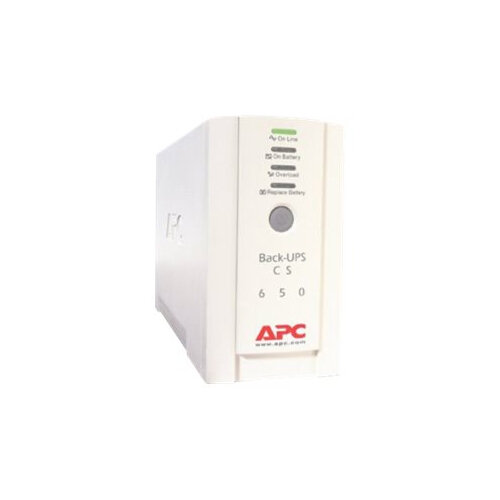 APC Back-UPS CS 650 - UPS - AC 230 V - 400 Watt - 650 VA - RS-232, USB - output connectors: 4 - beige