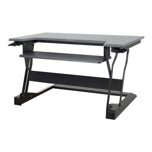 Ergotron WorkFit-T Sit-Stand Desktop Workstation - Stand for LCD display / keyboard / mouse / notebook - black - screen size: up to 30" - table mount Ergotron WorkFit-T Sit-Stand Desktop Workstation - Stand for LCD display / keyboard / mouse / notebook - black - screen size: up to 30" - table mount