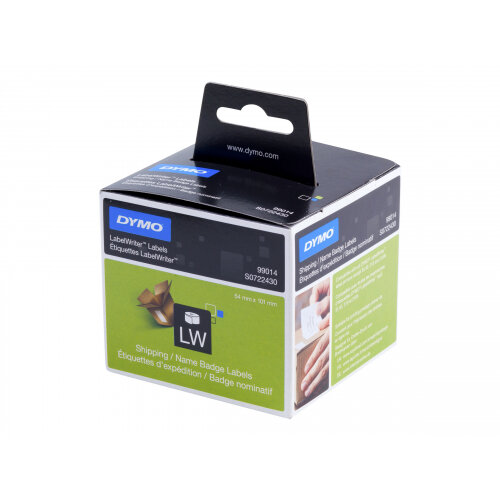 DYMO LabelWriter Shipping - Adhesive - white - 54 x 101 mm 220 label(s) (1 roll(s) x 220) shipping/name badge labels - for DYMO LabelWriter 320, 330, 330 Turbo, 400, 400 Duo, 400 Turbo, 400 Twin Turbo DYMO LabelWriter Shipping - Adhesive - white - 54 x 101 mm 220 label(s) (1 roll(s) x 220) shipping/name badge labels - for DYMO LabelWriter 320, 330, 330 Turbo, 400, 400 Duo, 400 Turbo, 400 Twin Turbo