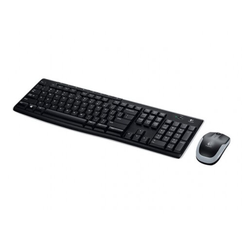 Logitech Wireless Keyboard and Mouse Set MK270 - USB-A Receiver