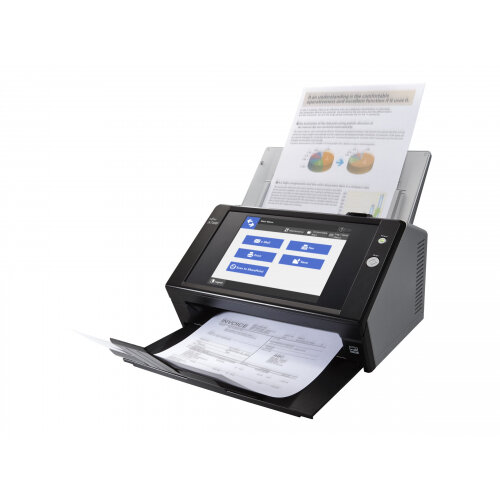 Fujitsu Network Scanner N7100 - Document Scanner - Duplex - 216 X 355.6 mm - 600 DPI X 600 DPI - Up To 25 PPM (Mono) / Up To 25 PPM (Colour) - ADF (50 Sheets) - Up To 400 Scans Per Day - Gigabit Lan