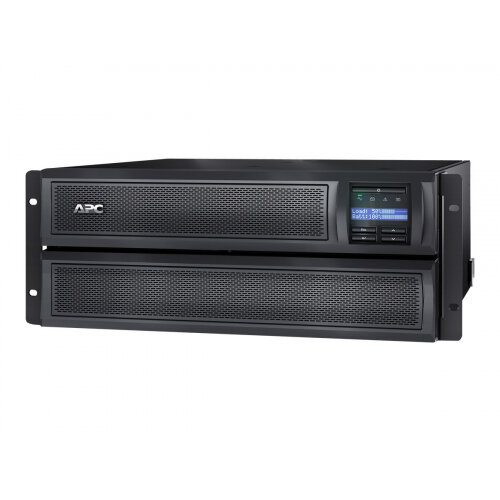 APC Smart-UPS X 3000 Rack/Tower LCD - UPS (rack-mountable / external) - AC 230 V - 2700 Watt - 3000 VA - RS-232, USB - output connectors: 10 - 4U - black