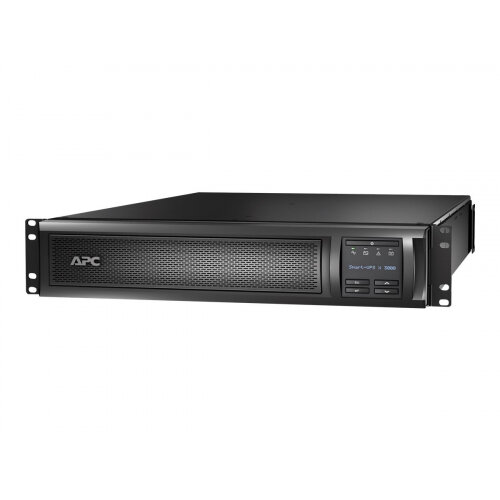 APC Smart-UPS X 3000 Rack/Tower LCD - UPS - AC 208/220/230/240 V - 2.7 kW - 3000 VA - Ethernet 10/100, RS-232 - output connectors: 9 - 2U - black