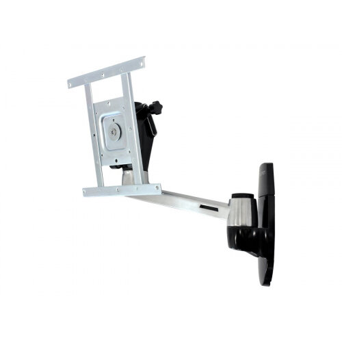 Ergotron LX HD Wall Mount Swing Arm - Mounting kit (swing arm, knob) for TV (Tilt & Swivel) - aluminium - screen size: up to 42 Inches - wall-mountable