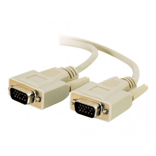 C2G Economy - VGA cable - HD-15 (M) to HD-15 (M) - 2 m - molded, thumbscrews C2G Economy - VGA cable - HD-15 (M) to HD-15 (M) - 2 m - molded, thumbscrews