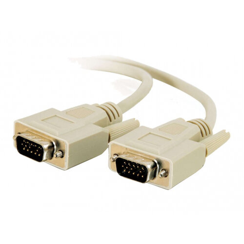 C2G Economy - VGA cable - HD-15 (M) to HD-15 (M) - 3 m - molded, thumbscrews C2G Economy - VGA cable - HD-15 (M) to HD-15 (M) - 3 m - molded, thumbscrews