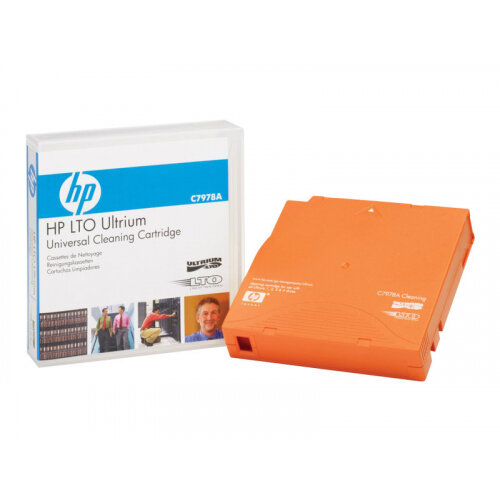 HPE Ultrium Universal Cleaning Cartridge - LTO Ultrium - orange - cleaning cartridge - for LTO-5 Ultrium; StorageWorks SB1760; SureStore Ultrium; Ultrium 448, 920 HPE Ultrium Universal Cleaning Cartridge - LTO Ultrium - orange - cleaning cartridge - for LTO-5 Ultrium; StorageWorks SB1760; SureStore Ultrium; Ultrium 448, 920