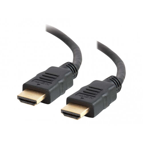 C2G High-Speed Ethernet Cable HDMI to HDMI – M/M, Black, Video Resolution Up To 4K, 2 Metres, RoHS Compliant, 21:9, Gold Plated, Moulded & Lifetime Warranty (82005)