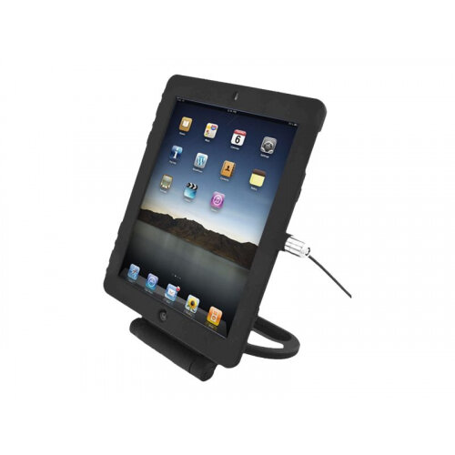 Compulocks iPad 9.7" Rotating Security Plastic Case - Keyed Cable Lock - Black - Security kit - black - for Apple iPad Air; iPad Air 2 Compulocks iPad 9.7" Rotating Security Plastic Case - Keyed Cable Lock - Black - Security kit - black - for Apple iPad Air; iPad Air 2