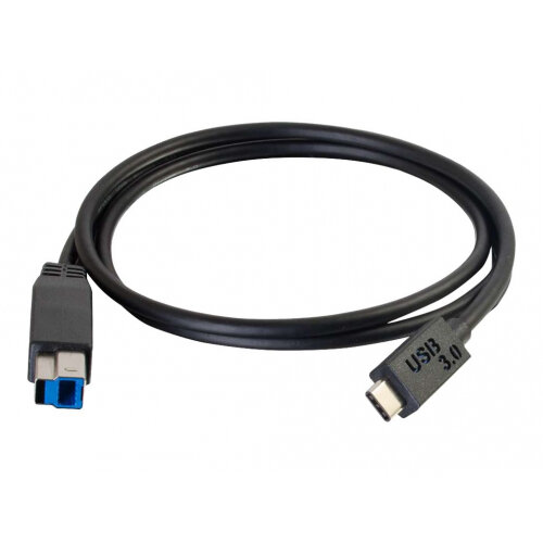 C2G - USB cable - USB Type B (M) to USB-C (M) - USB 3.1 - 1 m - black C2G - USB cable - USB Type B (M) to USB-C (M) - USB 3.1 - 1 m - black