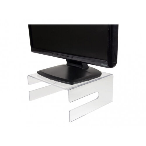 Neomounts by Newstar Transparent Monitor Stand (Clear Acrylic)