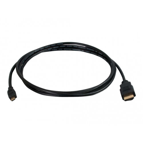 C2G Value Series High Speed with Ethernet HDMI Micro Cable - HDMI with Ethernet cable - HDMI (M) to micro HDMI (M) - 1 m - black C2G Value Series High Speed with Ethernet HDMI Micro Cable - HDMI with Ethernet cable - HDMI (M) to micro HDMI (M) - 1 m - black