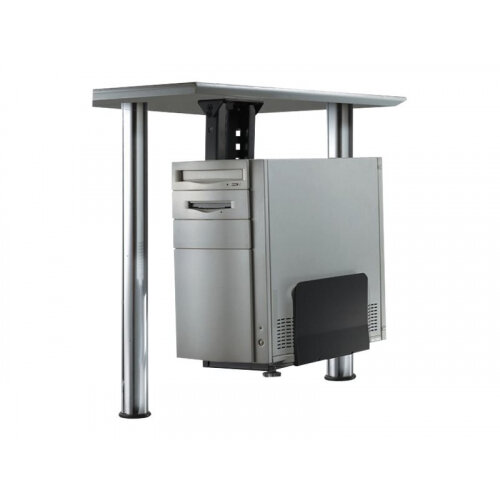 NewStar Under Desk PC Mount (Suitable PC Dimensions - Height: 39-54 cm / Width: 13-23 cm) - Black - System unit holder - under-desk mountable - black NewStar Under Desk PC Mount (Suitable PC Dimensions - Height: 39-54 cm / Width: 13-23 cm) - Black - System unit holder - under-desk mountable - black